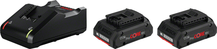 Bosch Blauw 18v starterset Advanced met 2 accu&apos;s ProCore18V 4.0Ah + Lader GAL 18V-40 - 1600A01BA3