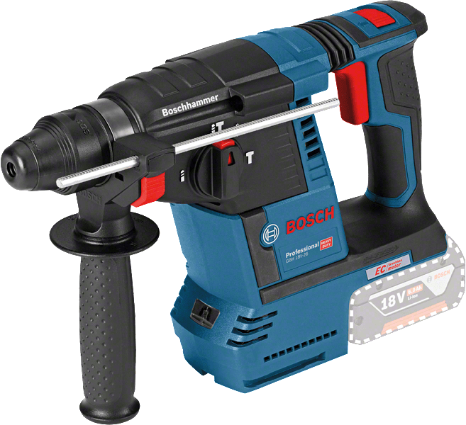 Bosch Blauw GBH 18V-26 | accu boorhamer | SDS-plus | zonder accu's en lader - 0611909000