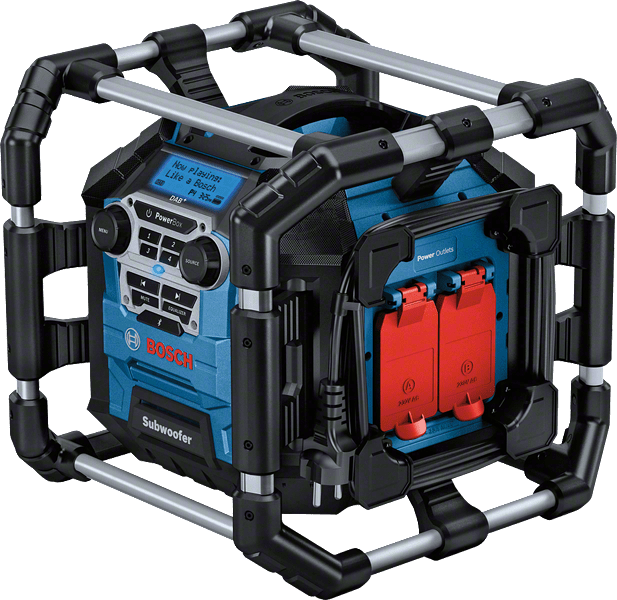 Bosch Blauw GPB 18V-5 SC | Bouwradio | met batterijen (AA), in doos, zonder accu&apos;s en lader - 06014A4100