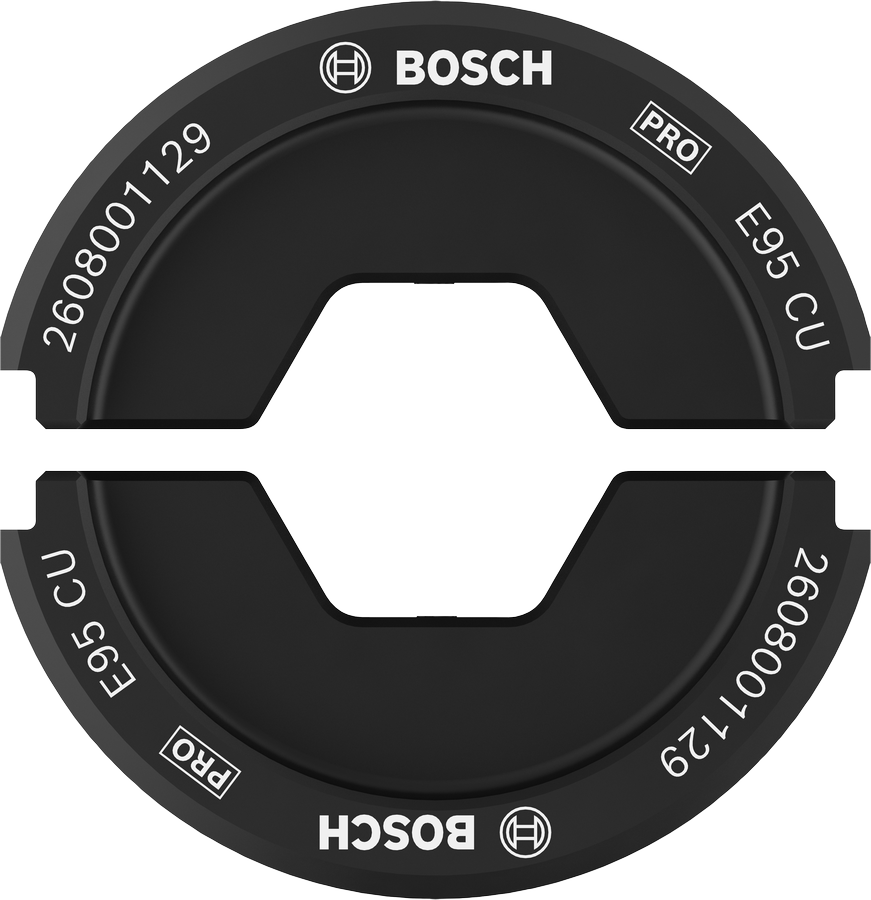 Bosch Accessoires PRO Krimpmatrijs | E95 CU | 95 mm | Koper - 2608001129