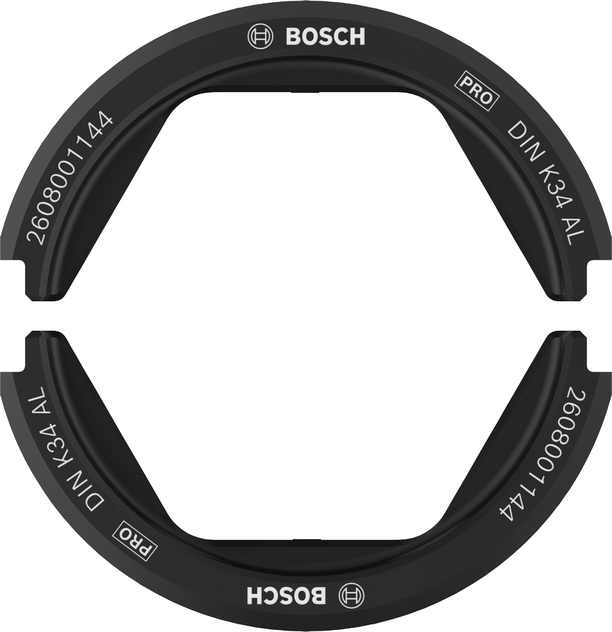Bosch Accessoires PRO Krimpmatrijs | DIN K34 AL | 300 mm | Aluminium - 2608001144