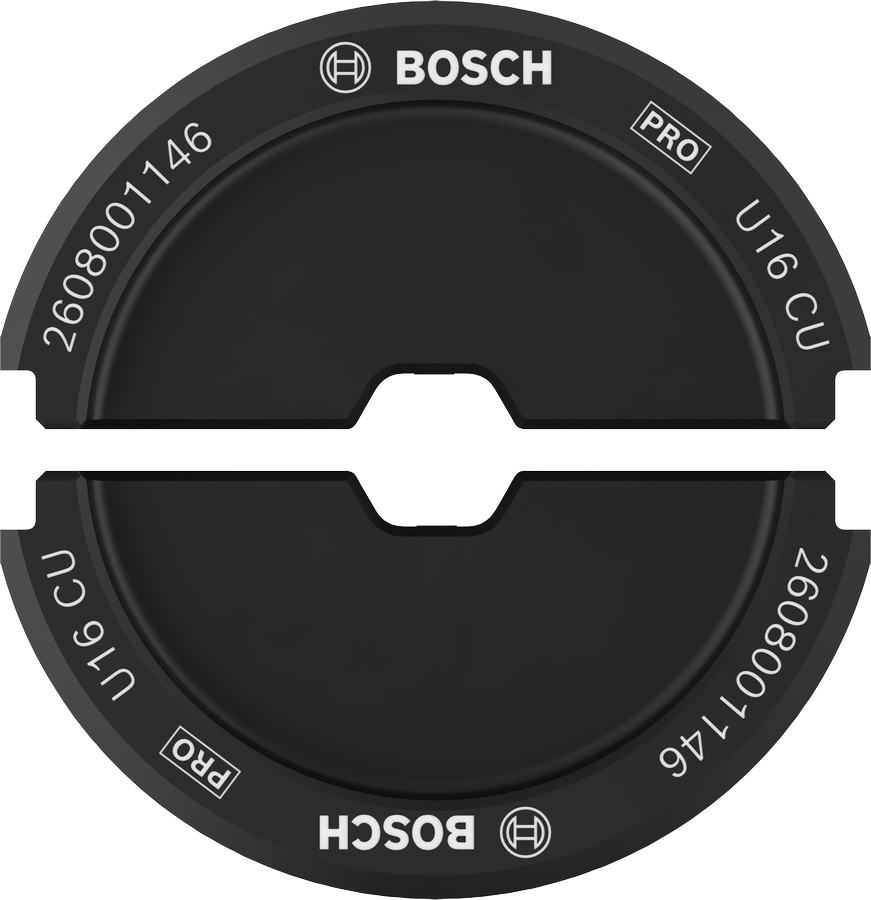 Bosch Accessoires PRO Krimpmatrijs | U16 CU | 16 mm | Koper - 2608001146