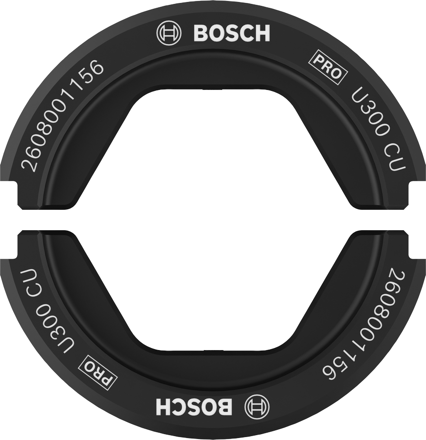 Bosch Accessoires PRO Krimpmatrijs | U300 CU | 300 mm | Koper - 2608001156