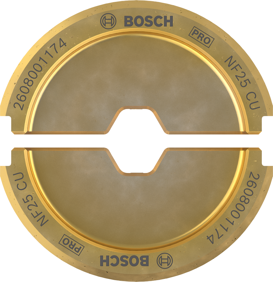 Bosch Accessoires PRO Krimpmatrijs | NF25 CU | 25 mm | Koper - 2608001174
