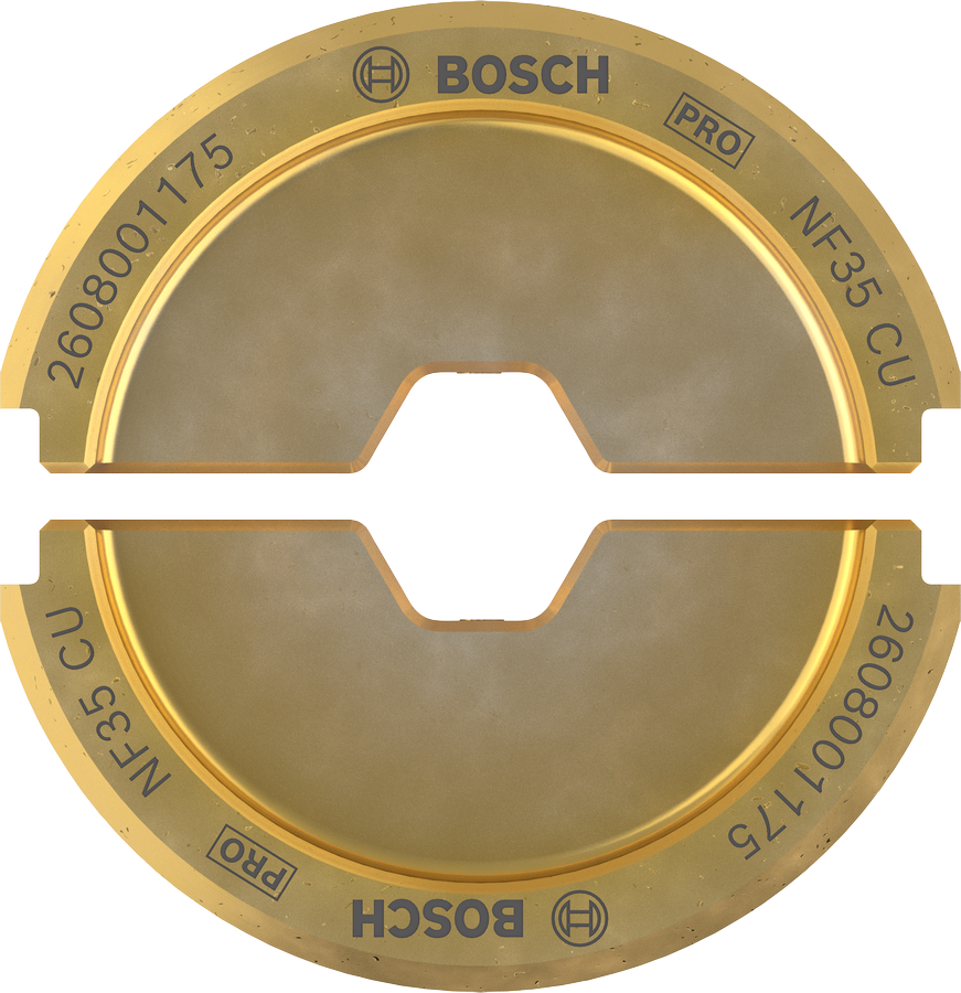 Bosch Accessoires PRO Krimpmatrijs | NF35 CU | 35 mm | Koper - 2608001175