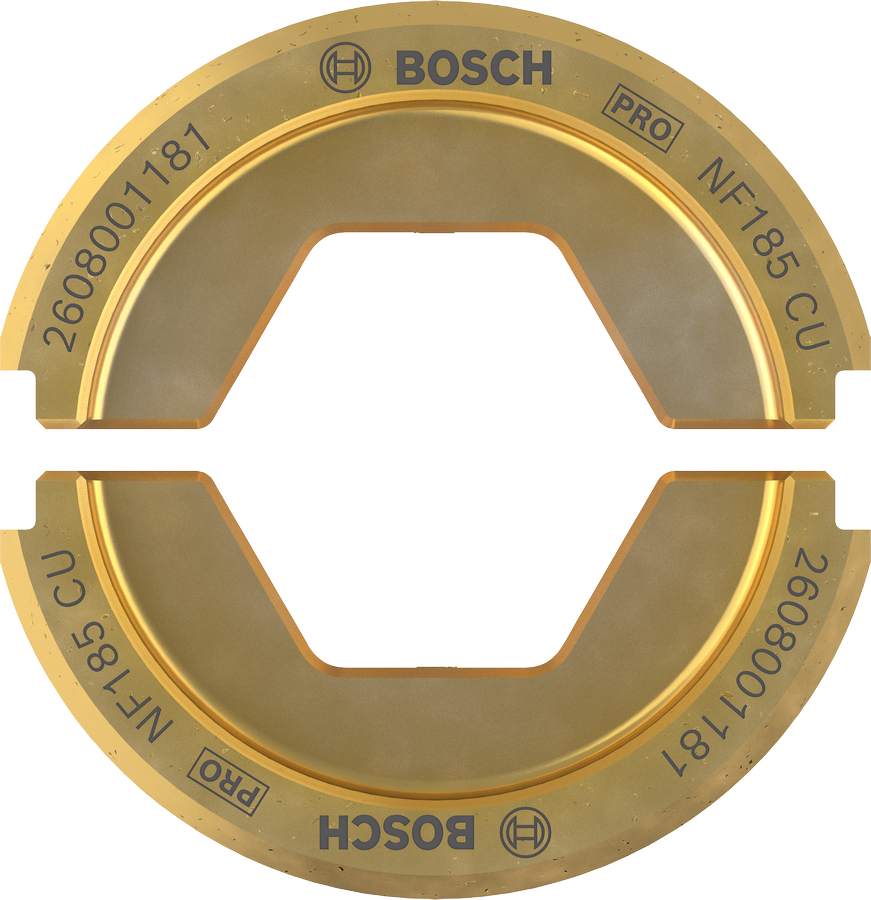 Bosch Accessoires PRO Krimpmatrijs | NF185 CU | 185 mm | Koper - 2608001181