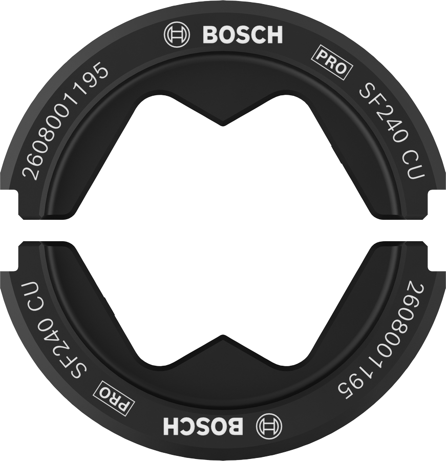 Bosch Accessoires PRO Krimpmatrijs | SF240 CU | 240 mm | Koper - 2608001195