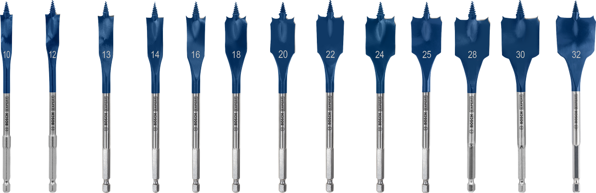 Bosch Accessoires EXPERT Speedborenset Self Cut Speed | 13-delig | 10, 12, 13, 14, 16, 18, 20, 22, 24, 25, 28, 30, 32 mm - 2608902112