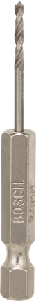 Bosch Accessoires PRO Wood Houtspiraalboor | 1/4" zeskantschacht | 2 x 24 x 62 mm - 2608577699