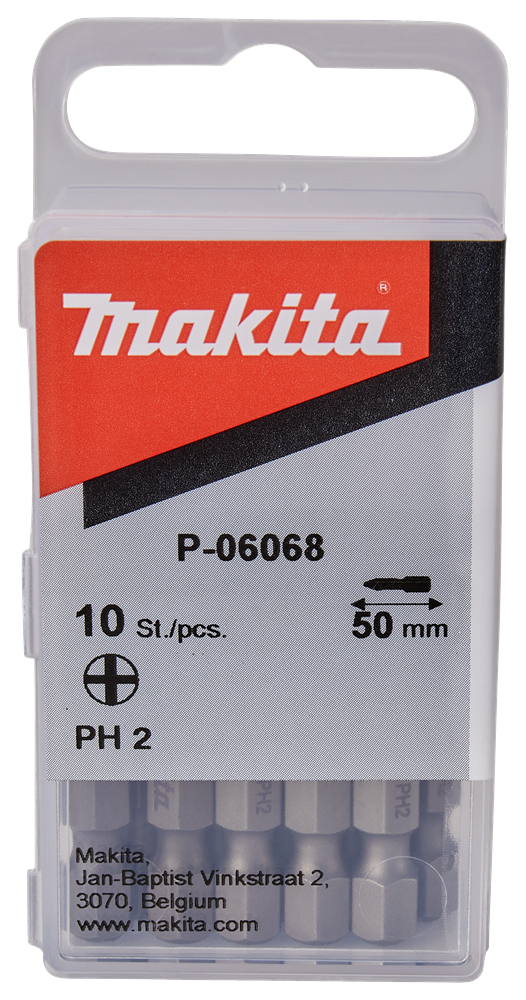 Makita Accessoires Schroefbit torsion PH2x50mm - P-06068 P-06068