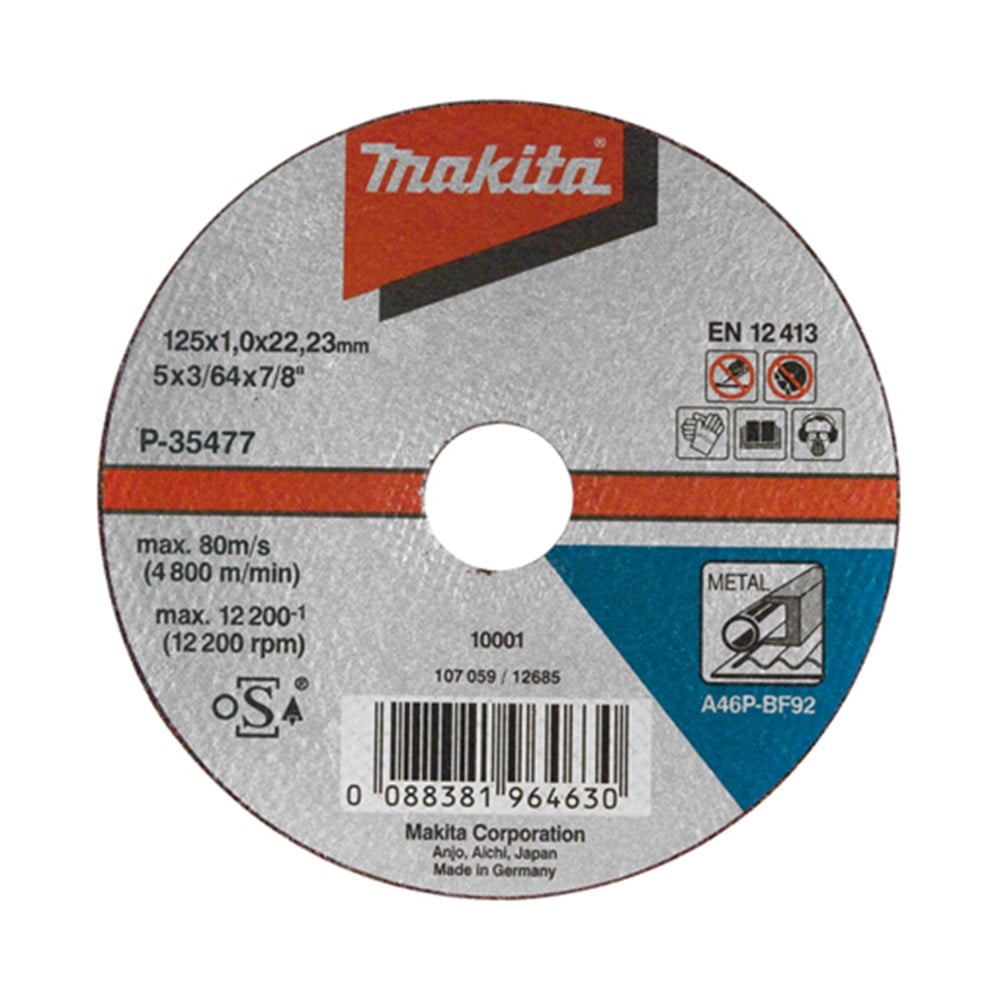 Makita Doorslijpschijf 355XX25,4 Metaal - B-64696-5 ( 5 stuks)