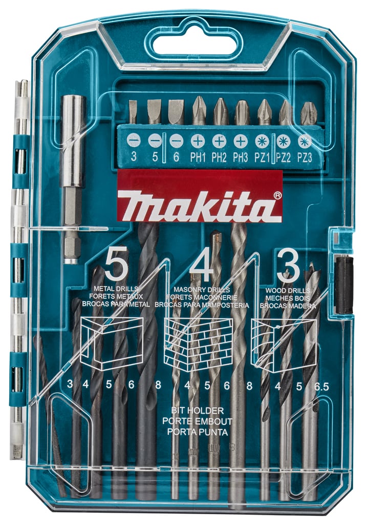 Makita Accessoires Boor-/schroefbitset 22-delig - P-44002 - P-44002