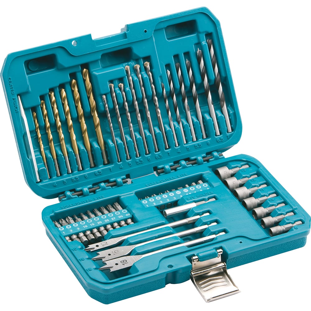 Makita Accessoires P-90227 50-delige bitset voor boren, rijden en accessoires - P-90227