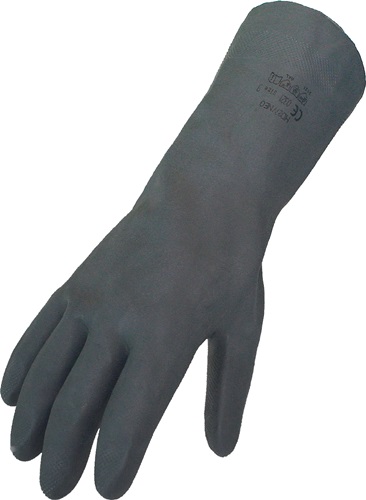Asatex Chemicaliënhandschoen | maat 10 zwart | EN 388, EN 374 | PSA-categorie III | 10 paar - 3470/10 3470/10 afbeelding
