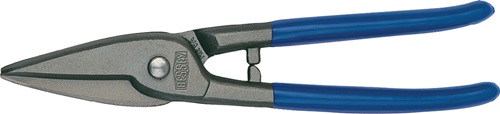 Erdi Plaatschaar | lengte 250 mm rechts | staal max. 1 mm | RVS max. 0,8 mm | 1 stuk - D202-250 - D202-250