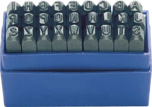 Kukko Slagletterset | 27-delig hoofdletters A-Z | letterhoogte 10 mm in kunststofbox | 1 stuk - 329-210 329-210