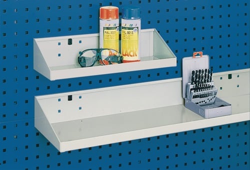 Bott Aflegbodem | B450xD170xH105/30mm | lichtgrijs | passend voor geperforeerde platen | 1 stuk - 14014034.16 14014034.16