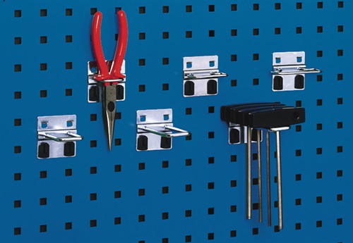 Bott U-houder | B60xD31 mm | verzinkt | geschikt voor geperforeerde platen | 5 stuks in zak - 14010015 - 14010015