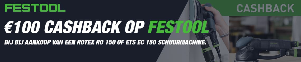Festool 100 euro Cashback ToolMax