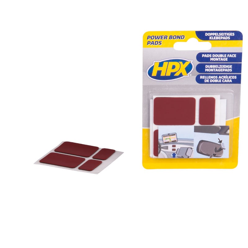 HPX Dubbelzijdige HSA bevestigingspads | Antraciet - PB1000 | 20 stuks PB1000