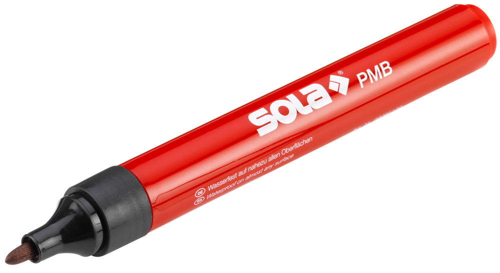 SOLA Permanent marker zwart 1,5-3mm punt set/10 - 66081120