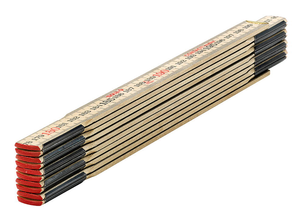 SOLA Vouwmeter hout 2mtr/10-ledig HC2/10 naturel, Klasse 3 (contactmeter) - 53010501
