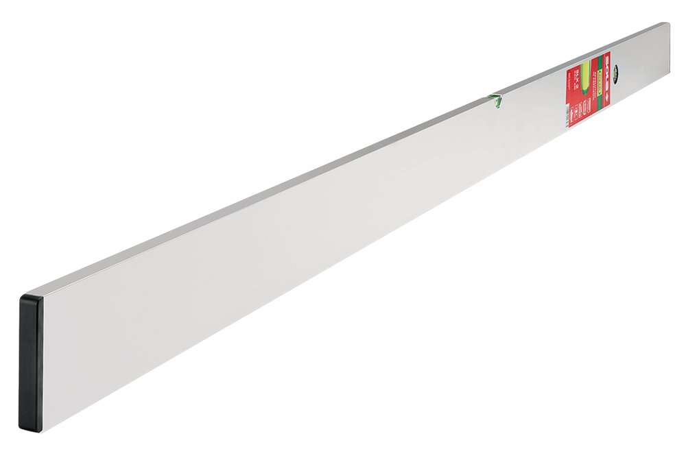 SOLA Strijklat SLX2/180 180cm 2 libellen 100x18mm zilver - 02070501