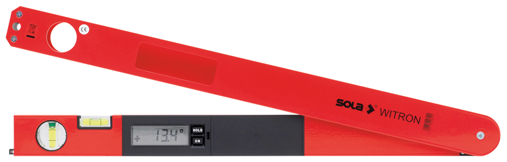 SOLA Elektronische hoekmeter 60cm WITRON60T in tas - 57075301