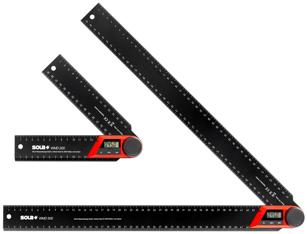 SOLA Elektronische hoekmeter 200mm - 56052301