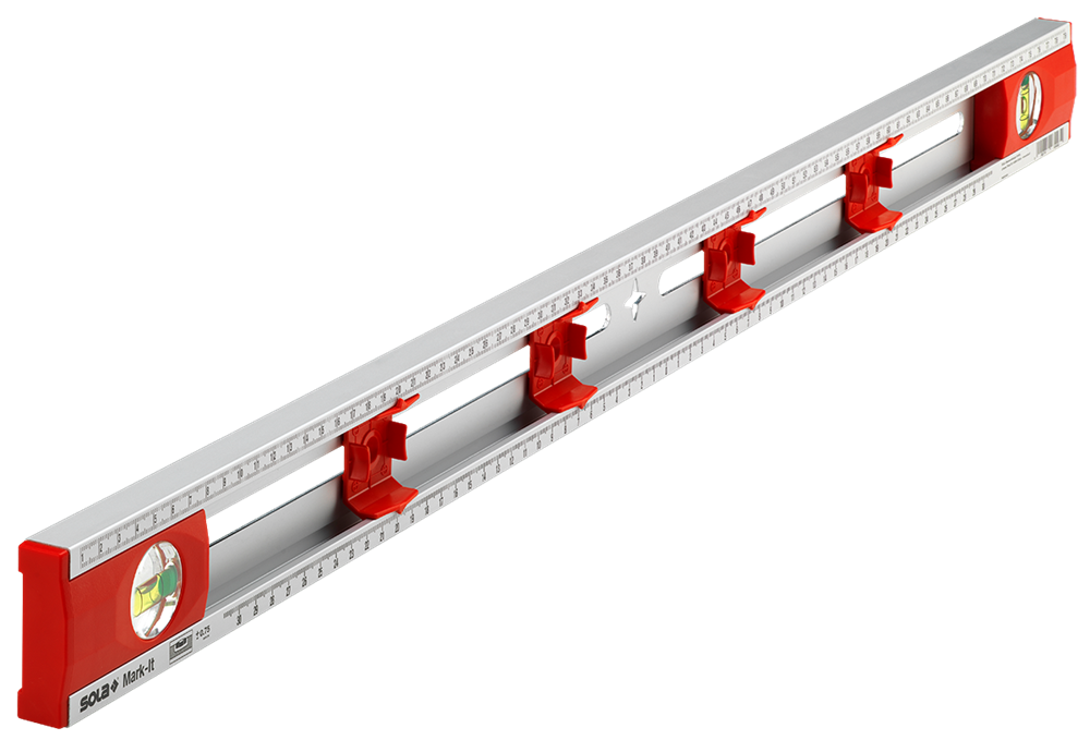SOLA Aftekenwaterpas Mark-It 80cm 2 libellen 0,50mm/m 4 schuiven - 69056101