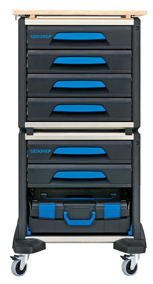 Gedore WorkMo gereedschapswagen 24 B2 | Inclusief gereedschapset 72-delig - 3005186