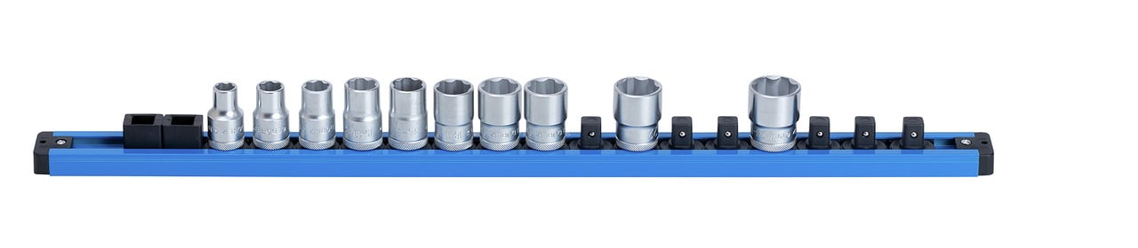Gedore Dopsleutelset | 1/2" | 10-24 MM | Op Dopsleutelrail | 10 Delig - 3437442