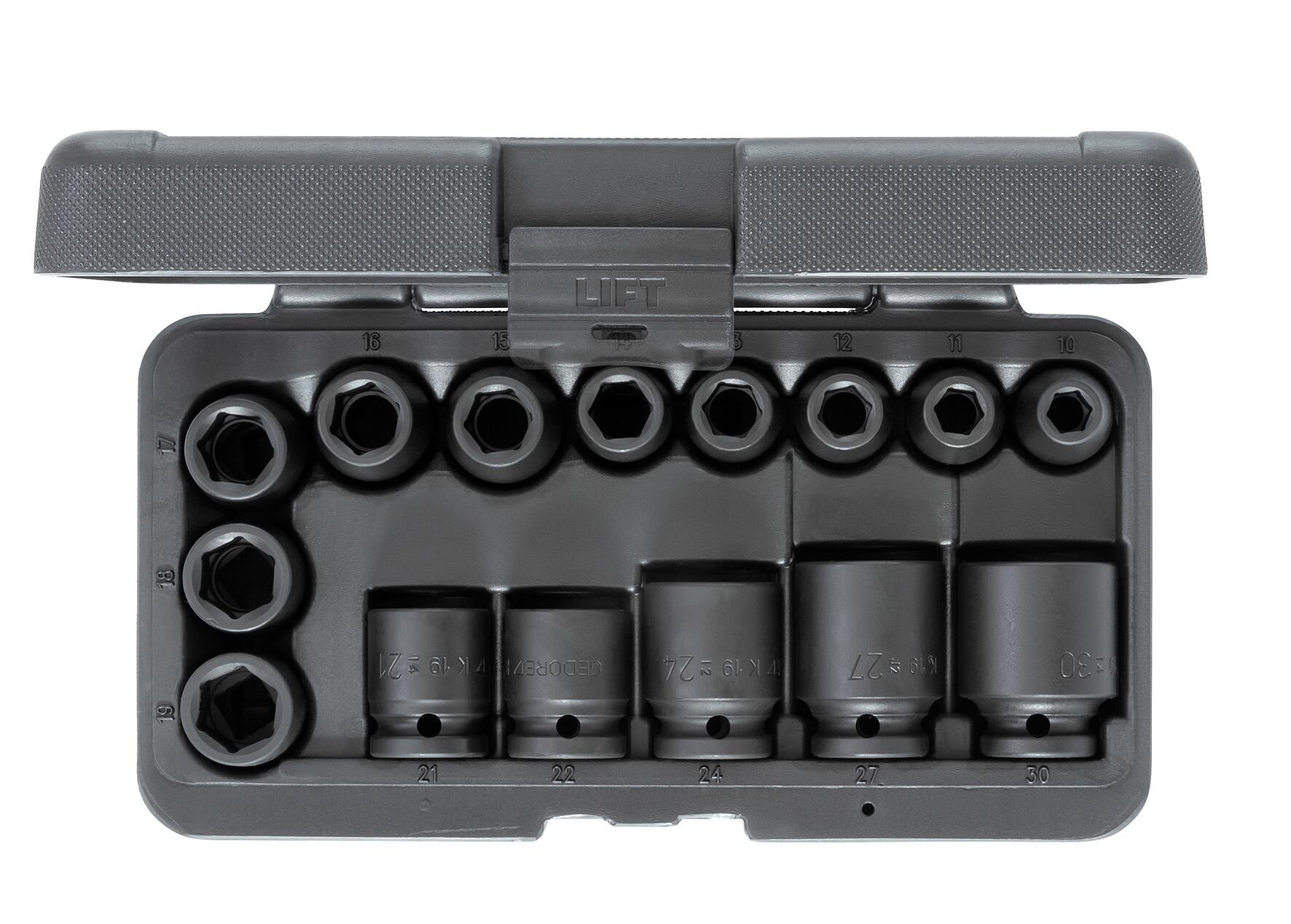 Gedore Slagmoer-dopsleutelset | 1/2" | 15-delig | 10-30 mm - 3459187