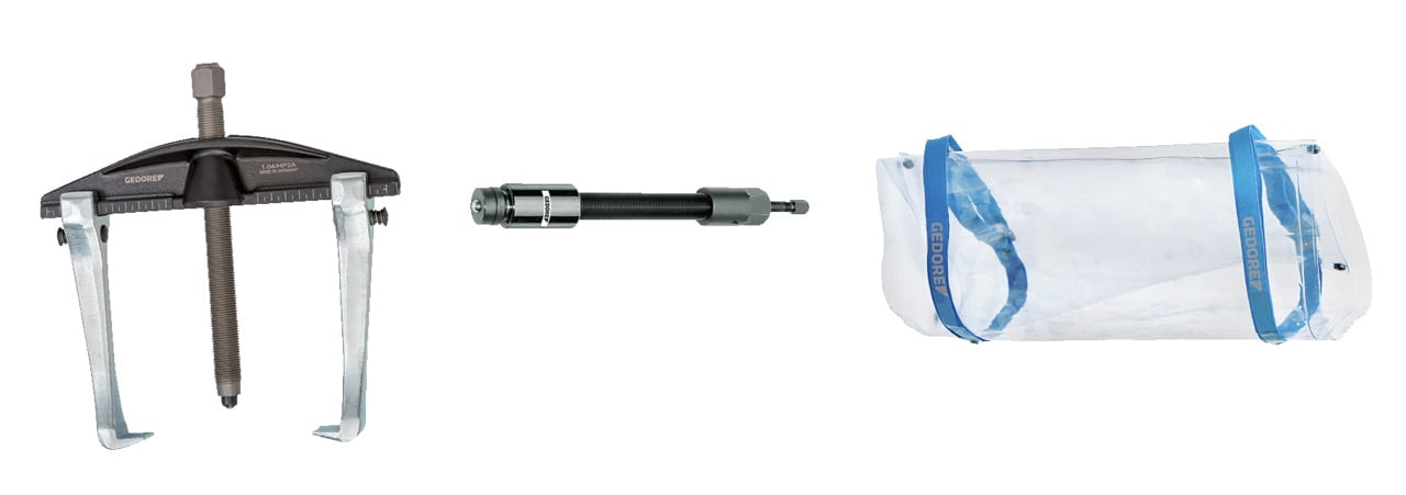 Gedore Universele trekker HP | 2-armig | Inclusief hydraulsche spindel + folie - 3461815