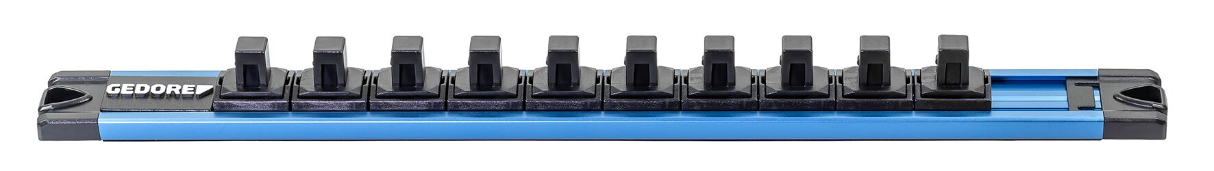 Gedore Dopsleutelrail Magnetisch | 3/8" | Voor 10 Doppen | Leeg - 3520765