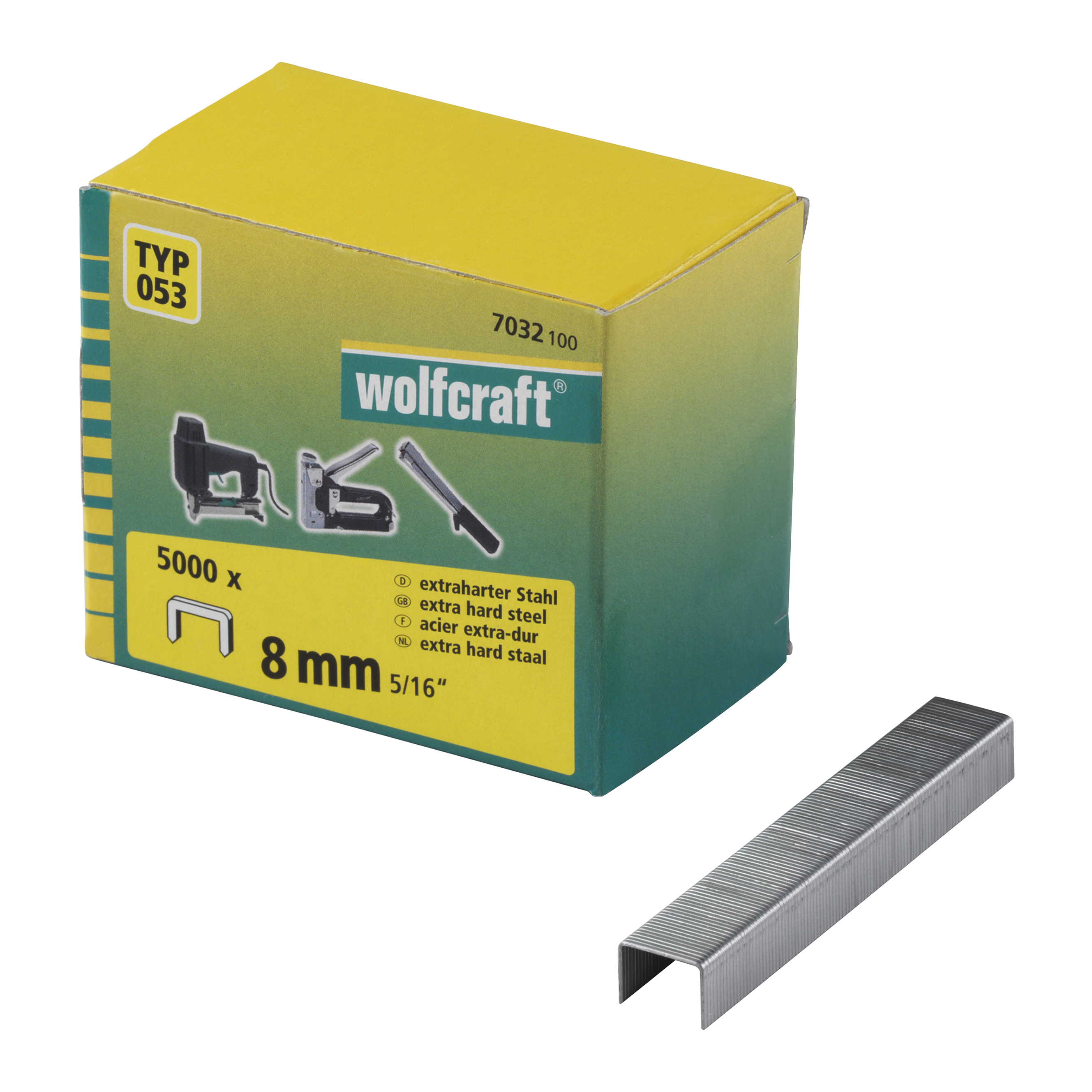 Wolfcraft Breedrugnieten | Type 053 | Staal | 8mm | 5000 stuks - 7032100