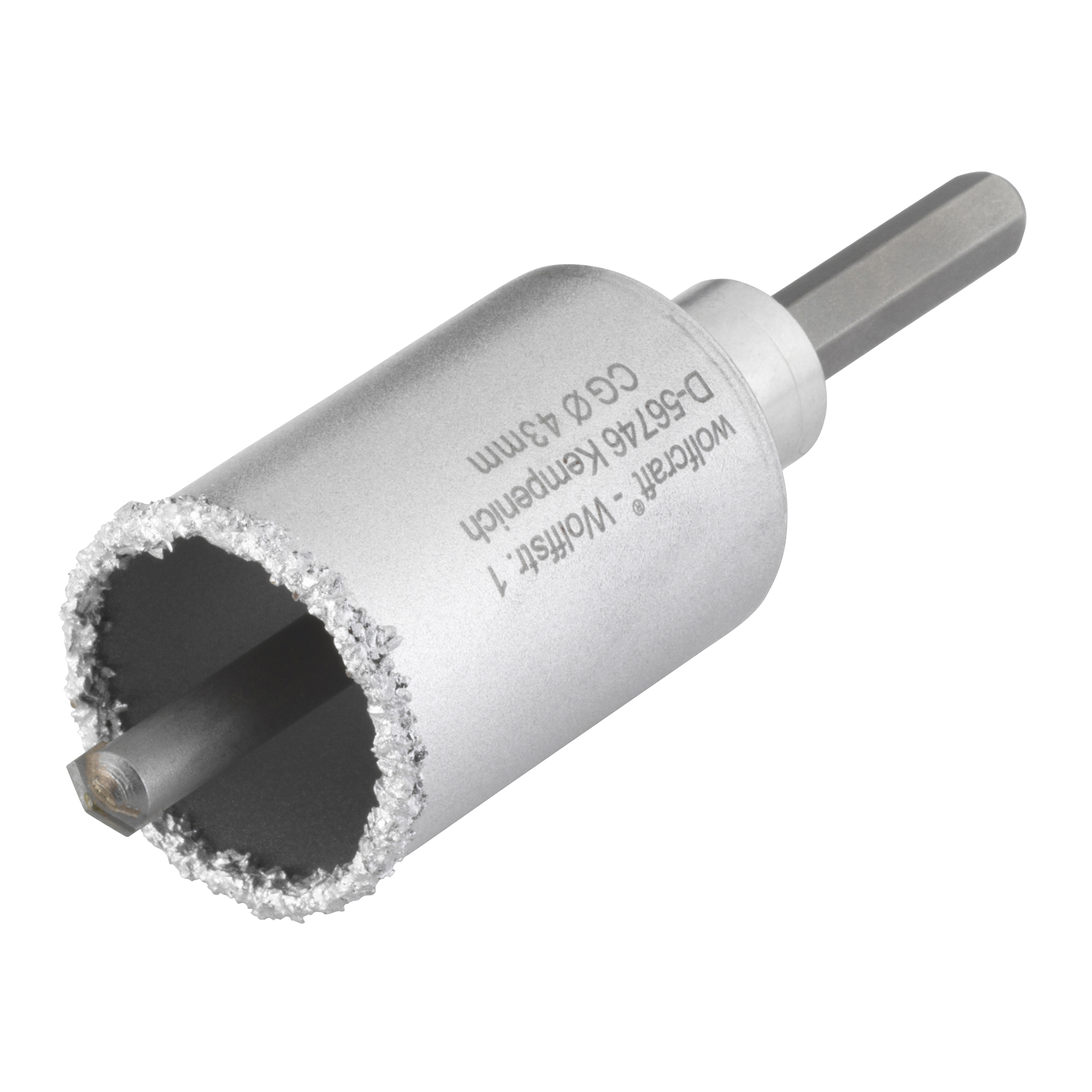Wolfcraft Boorkroon | HM | Met schacht en boor | Ø43mm | 1 stuk - 3894000