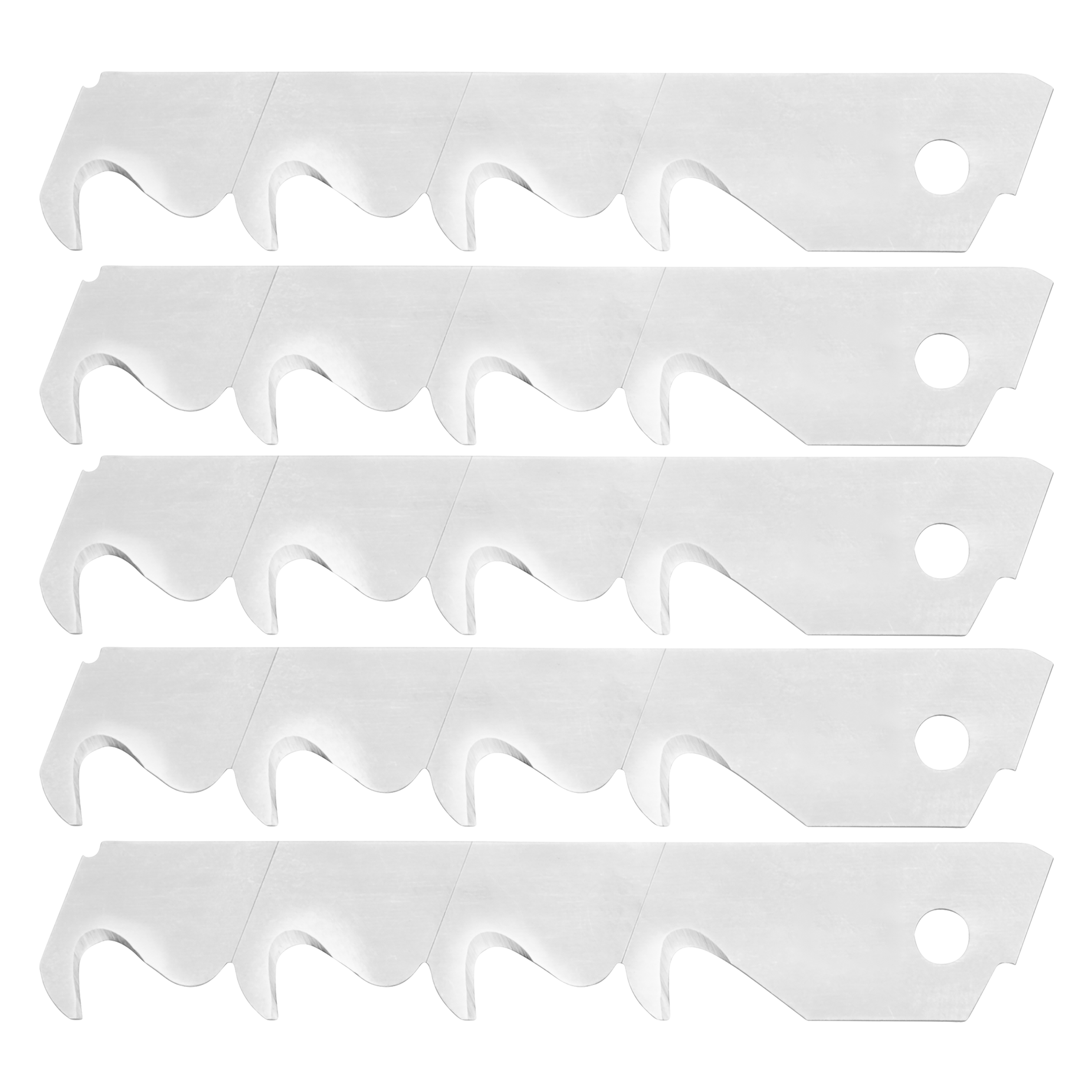 Wolfcraft Haakmes los per 5 stuks in bewaarbox