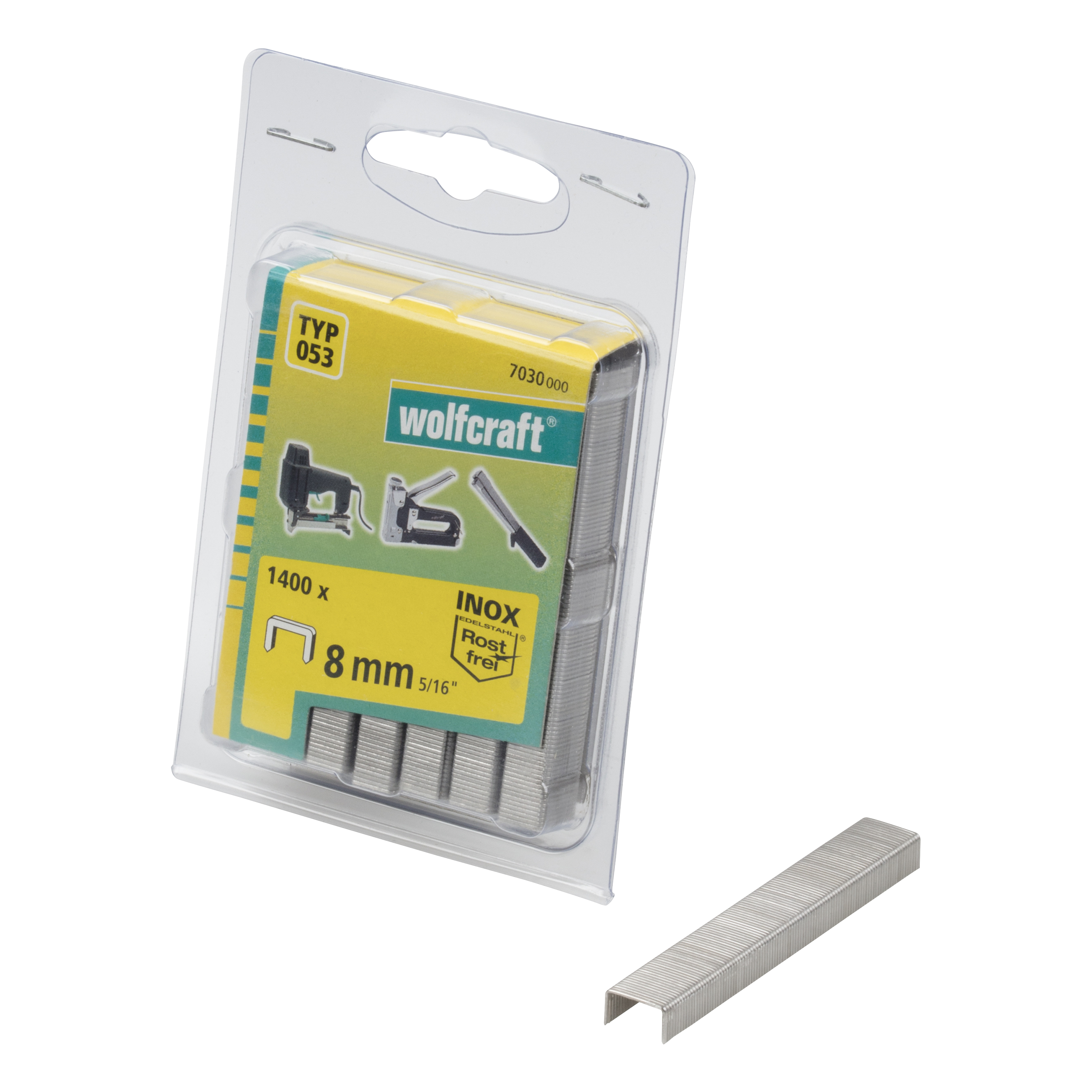 wolfcraft Nietjes Type 053 breed 8 mm 1400 st 7030000