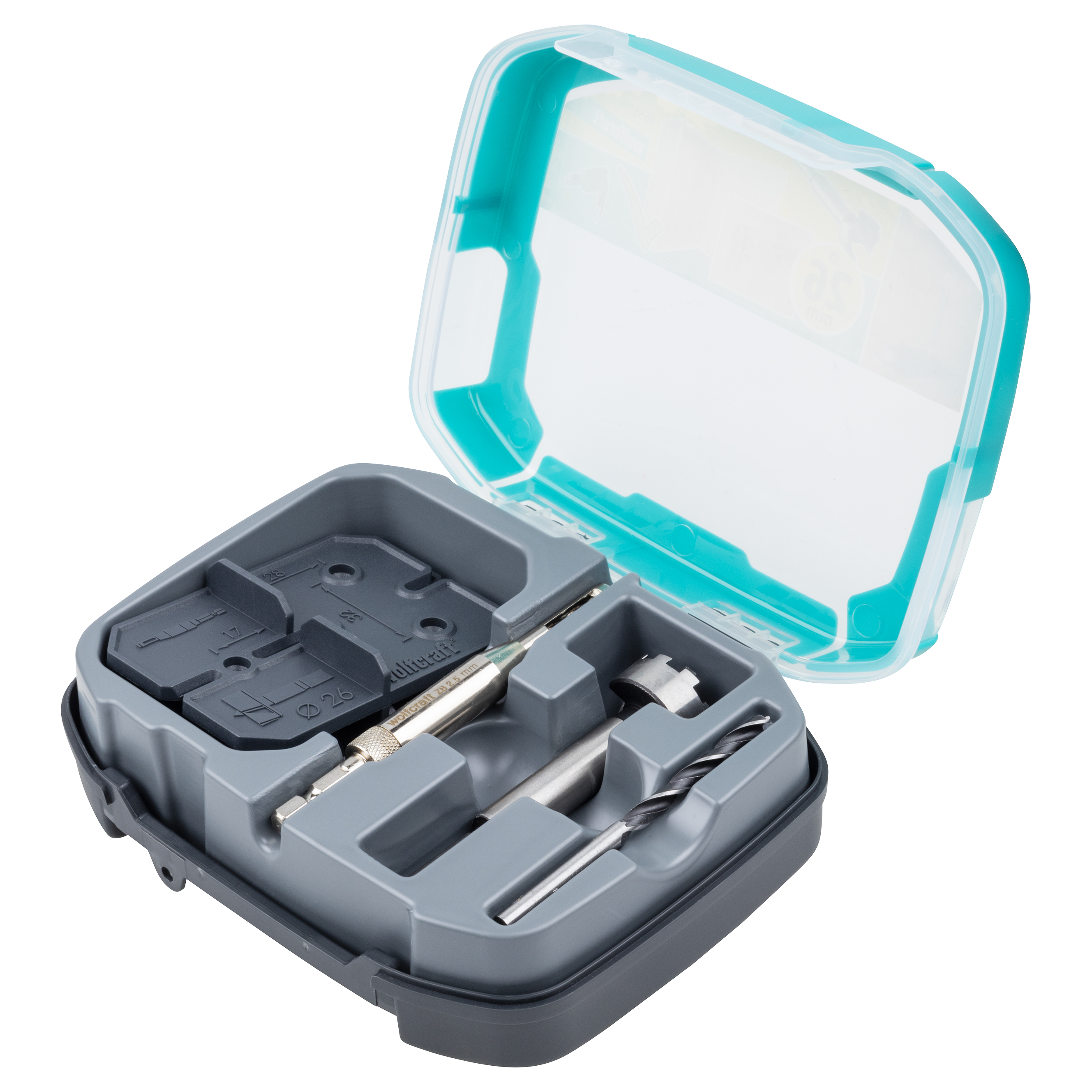 Wolfcraft Scharniergatset | Ø26mm | 5-delig | 1 set - 4655000