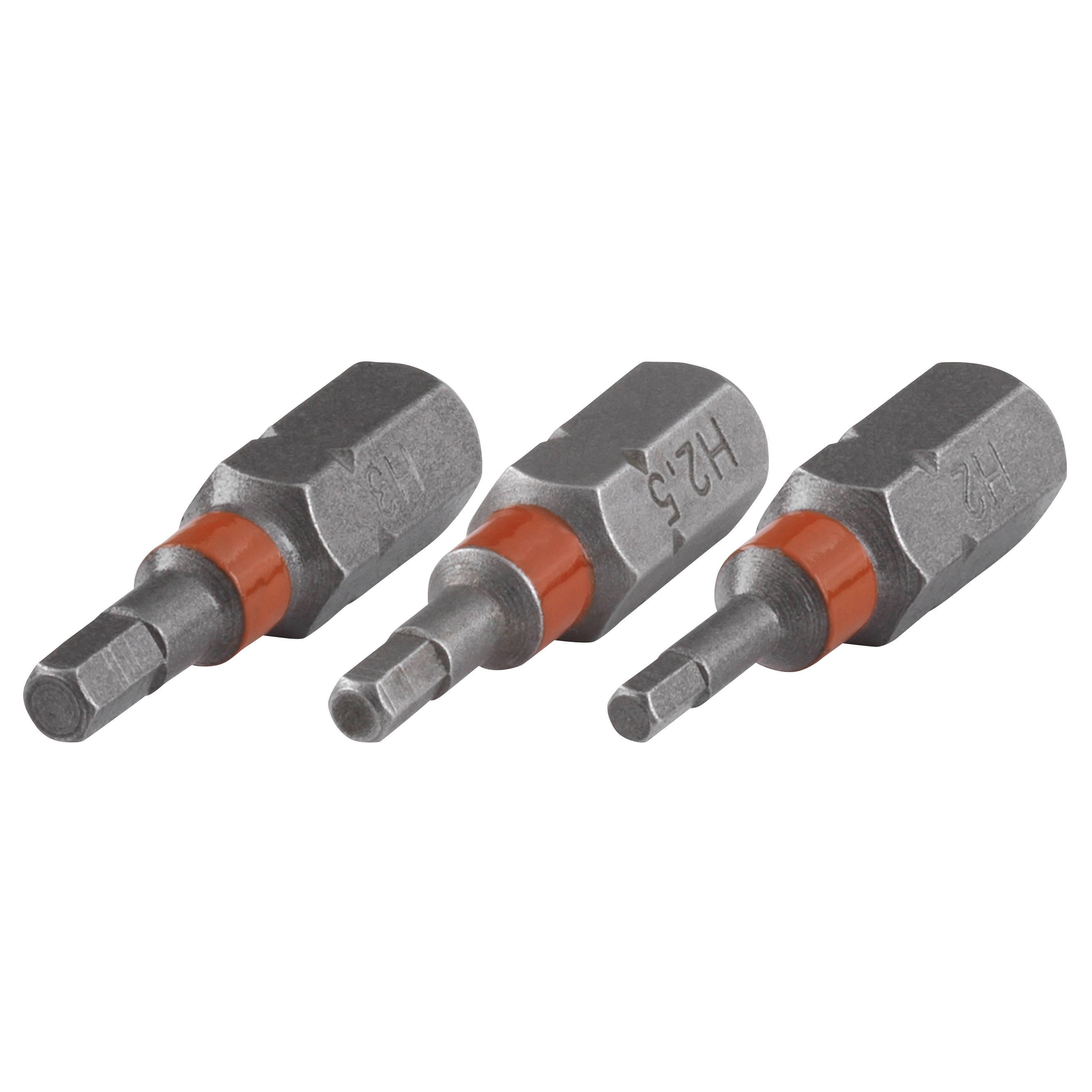 Wolfcraft Bits Solid | Binnenzeskant 2.0, 2.5, 3.0 | 3-delig - 1339000