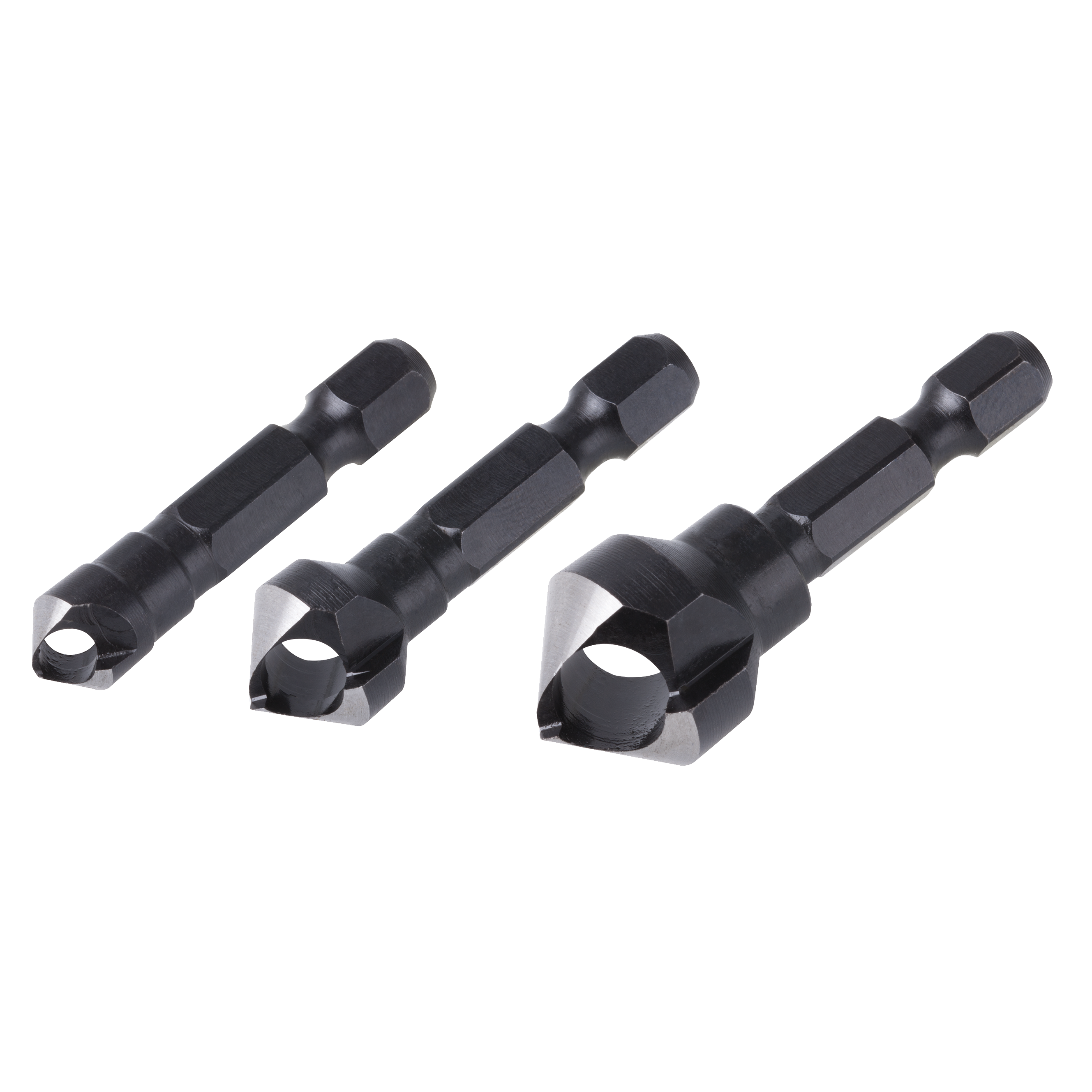 Wolfcraft Dwarsgatverzinkboren | Ø8, 12, 16mm | 3 stuks - 4375000