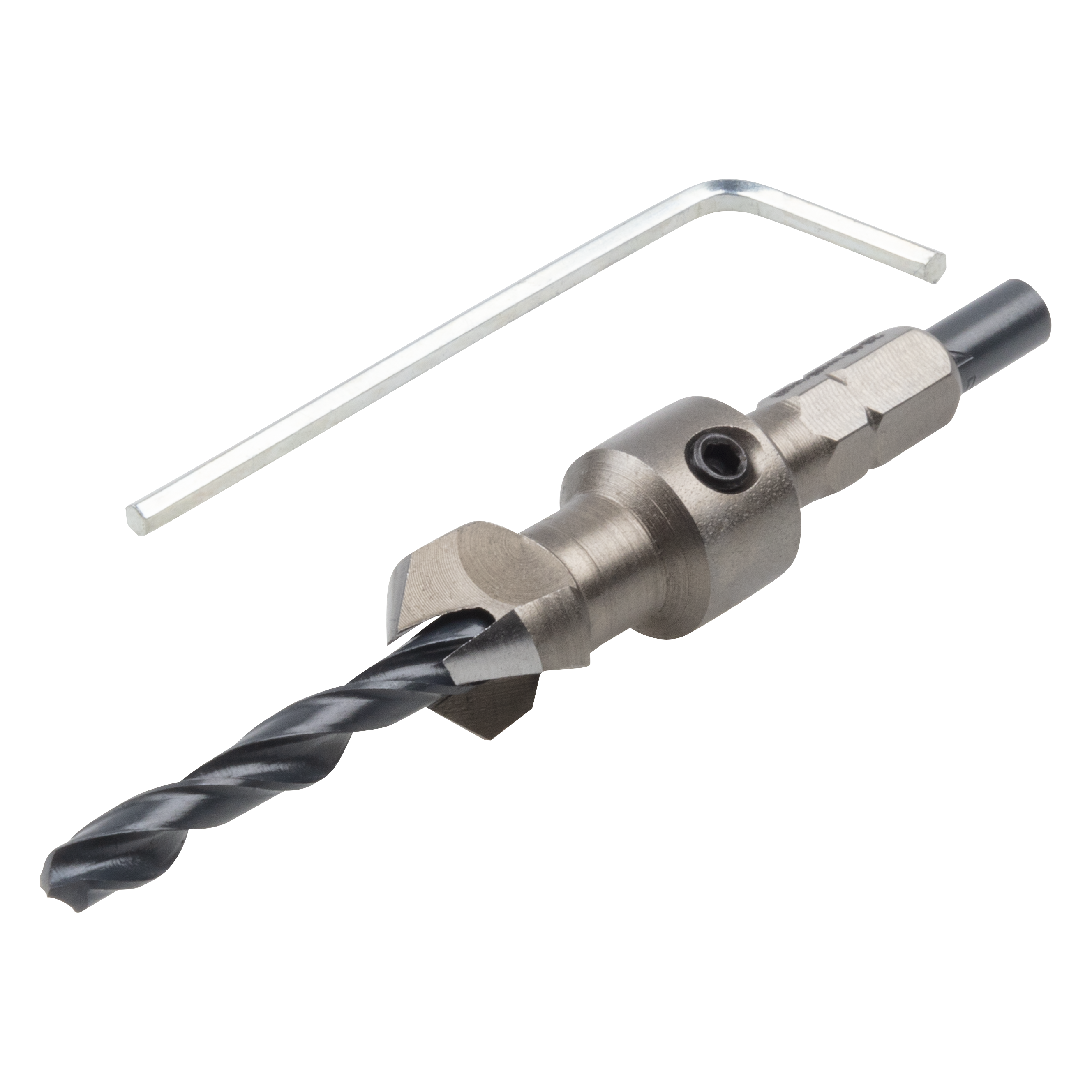 Wolfcraft Voorboor | Met verzinkboor | 6-kant | Ø4,5-12mm | 1 stuk - 2545000
