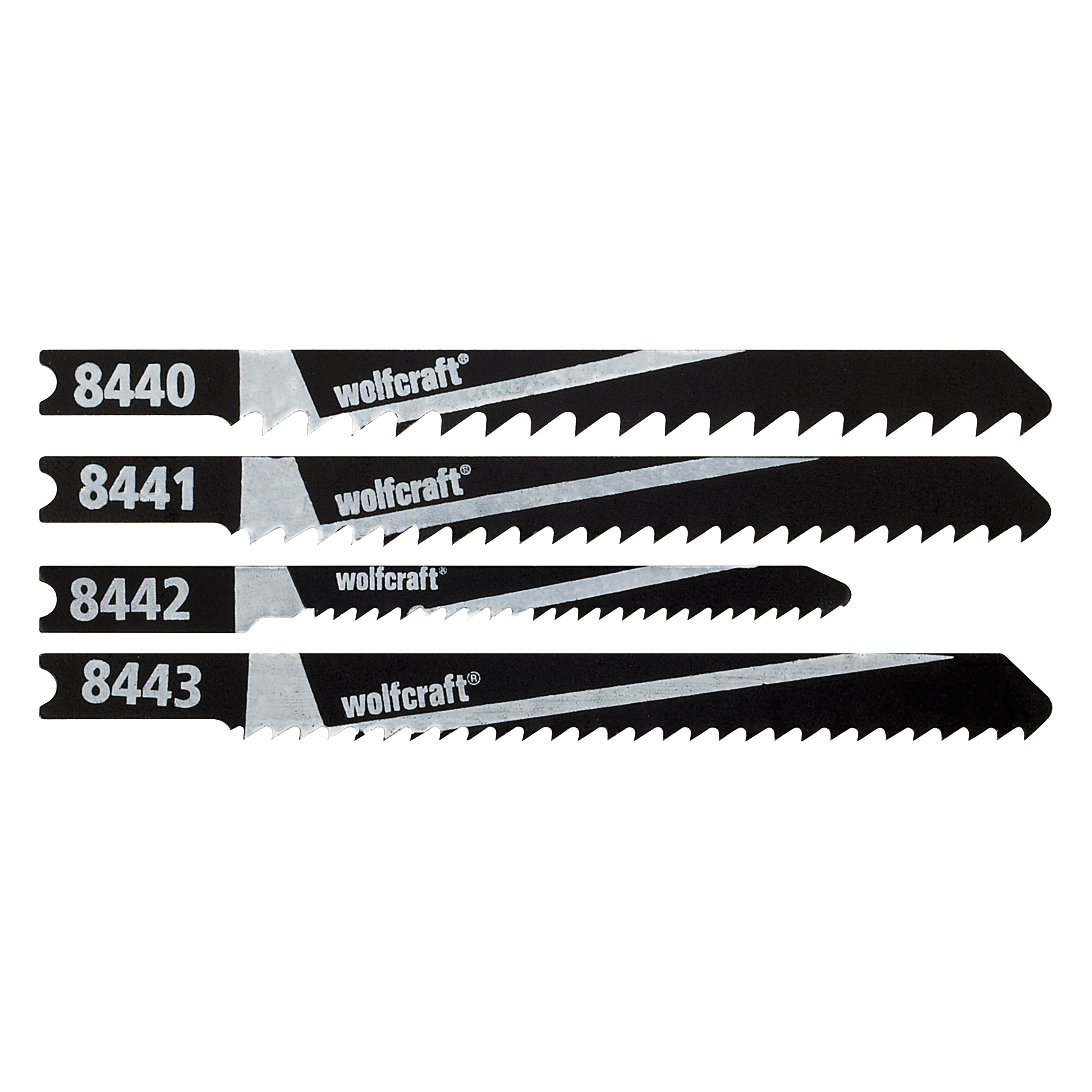 Wolfcraft Decoupeerzaagbladen | 10-delig | U-schacht | B&D | 1 set - 8440000