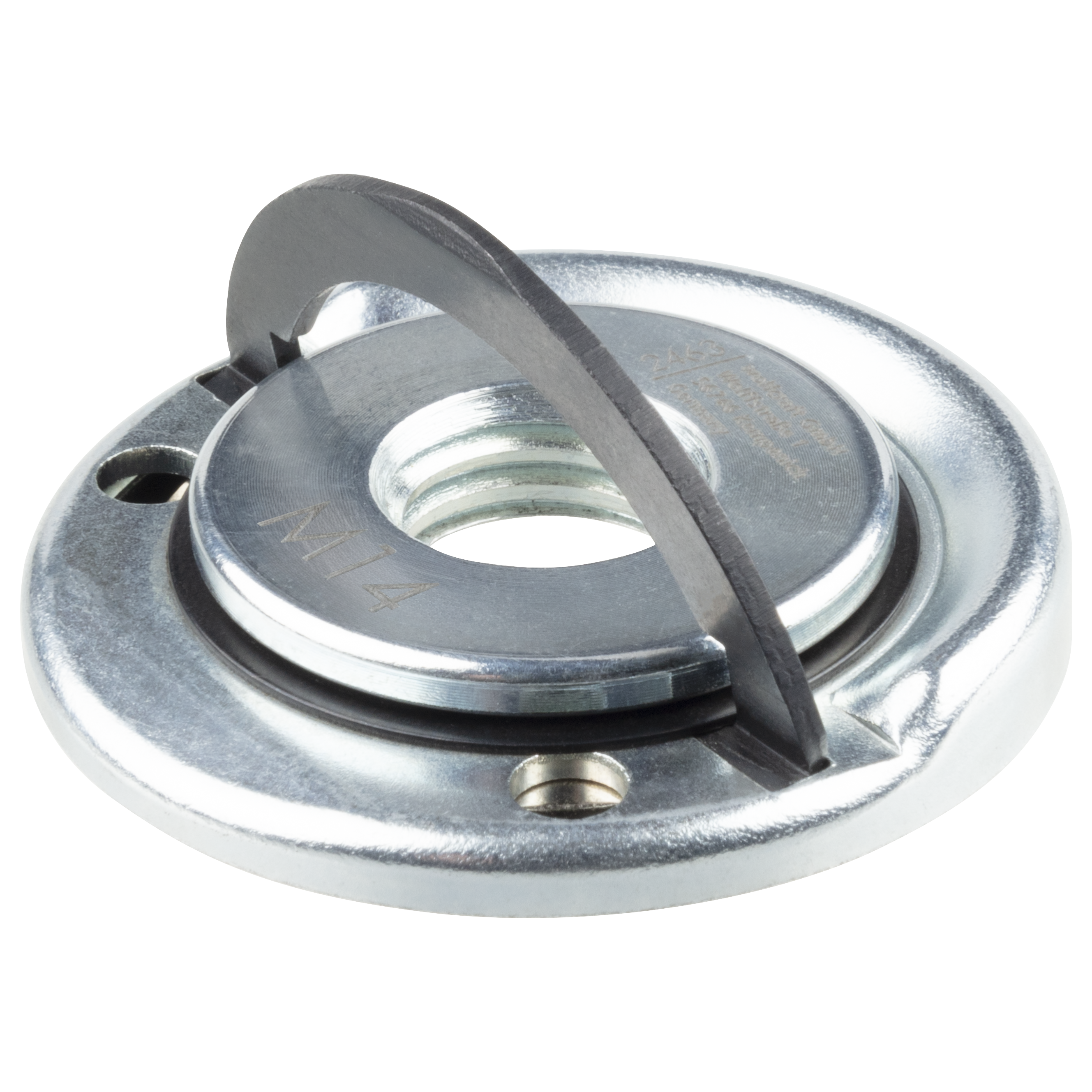 wolfcraft - Snelspanmoer M14 voor haakse slijper - Slijptol 125 - 2463000