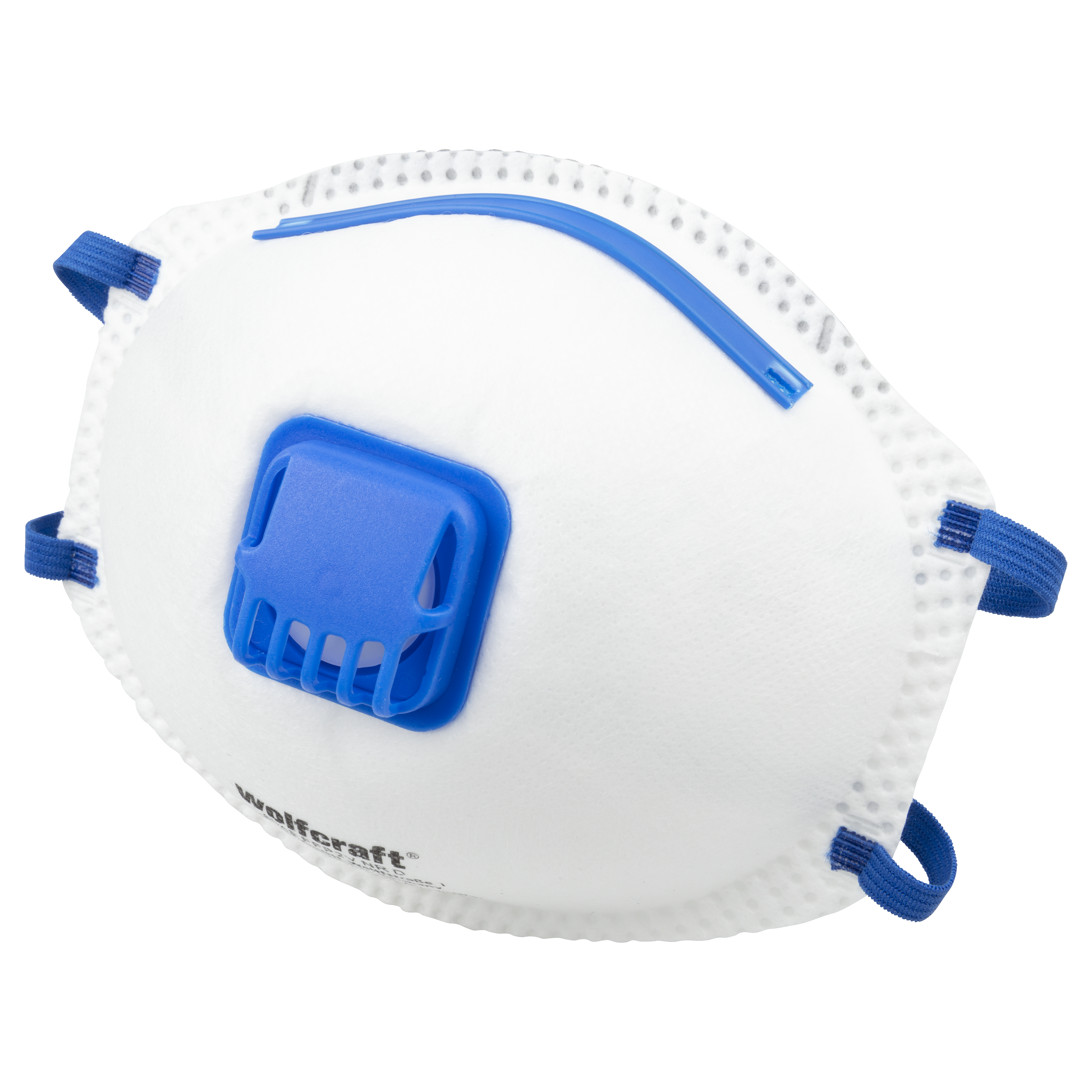 Wolfcraft Voorgevormde stofmaskers | Met ventiel | FFP2 | 15 stuks - 4948000