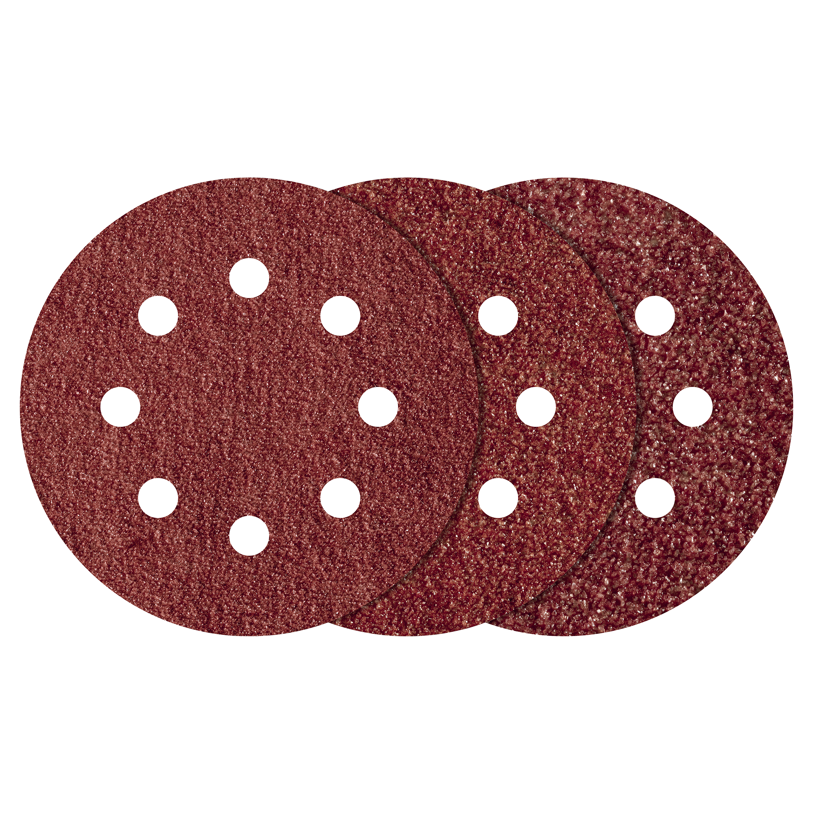 Wolfcraft Hechtschuurschijven | K80, K120, K240 | Ø125mm | 25 stuks - 2259100