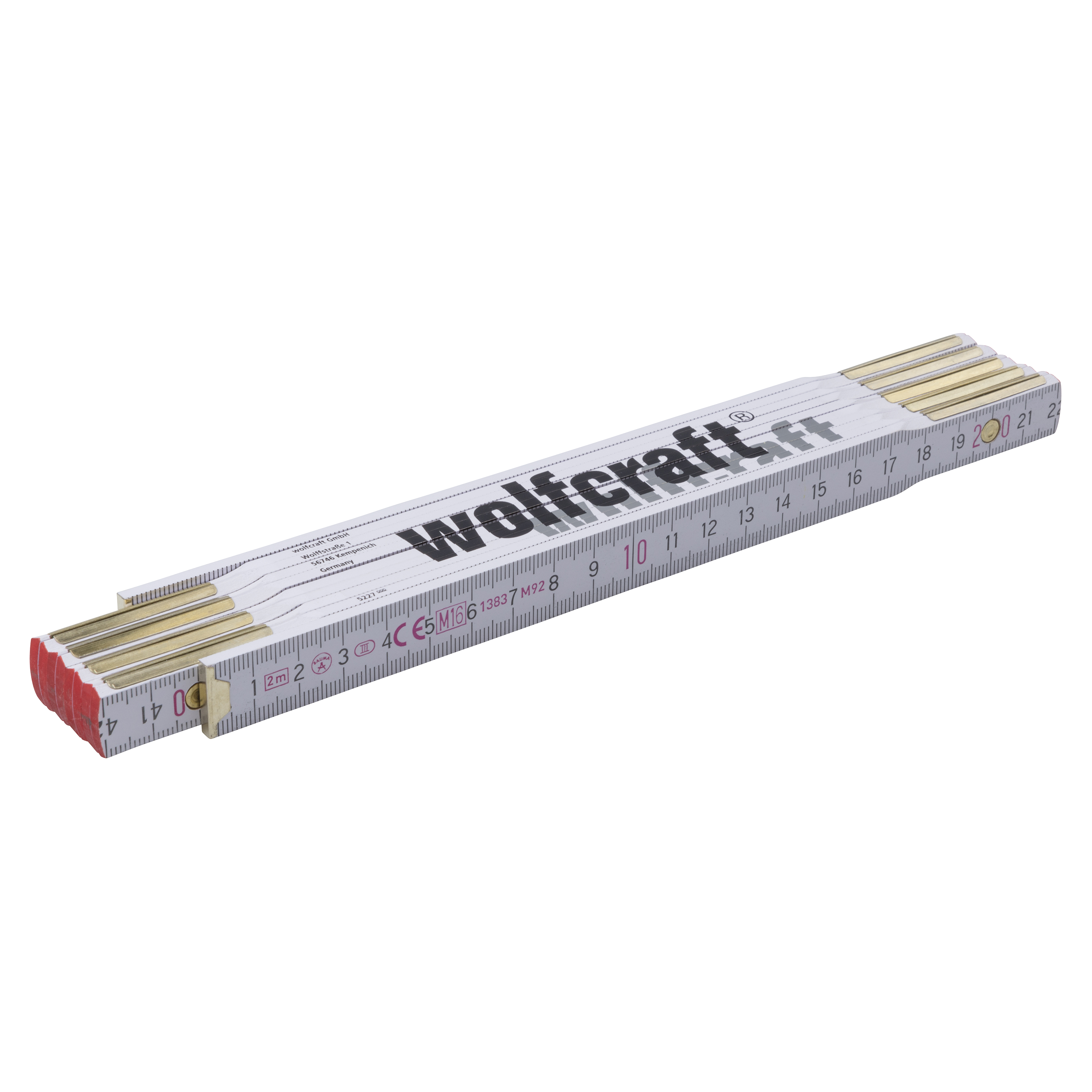 Wolfcraft Duimstok | 2mtr | Beukenhout | 1 stuk - 5227000