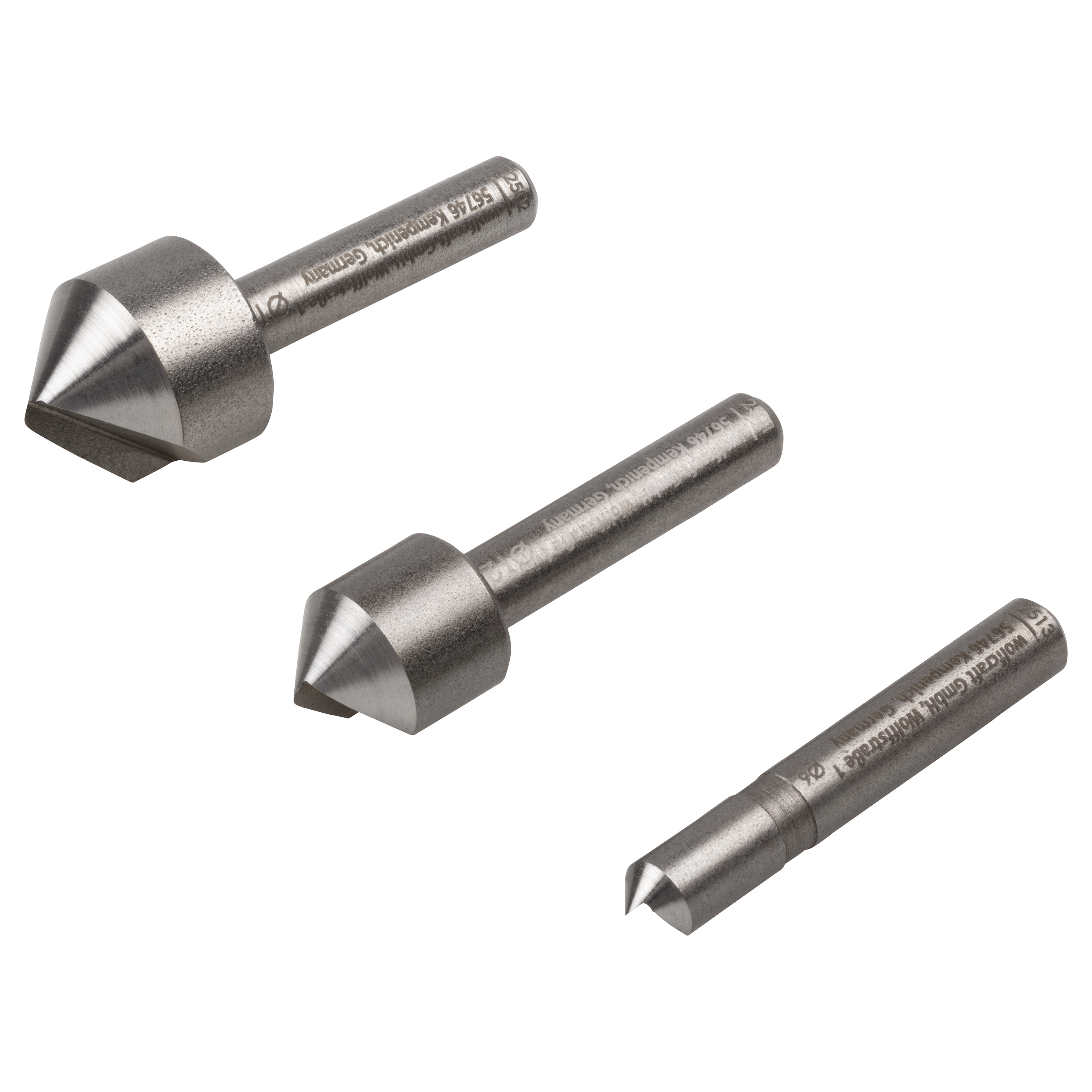 Wolfcraft Verzinkboor | WS | Ø6, 12, 16mm | 45° | 3 stuks - 2504000