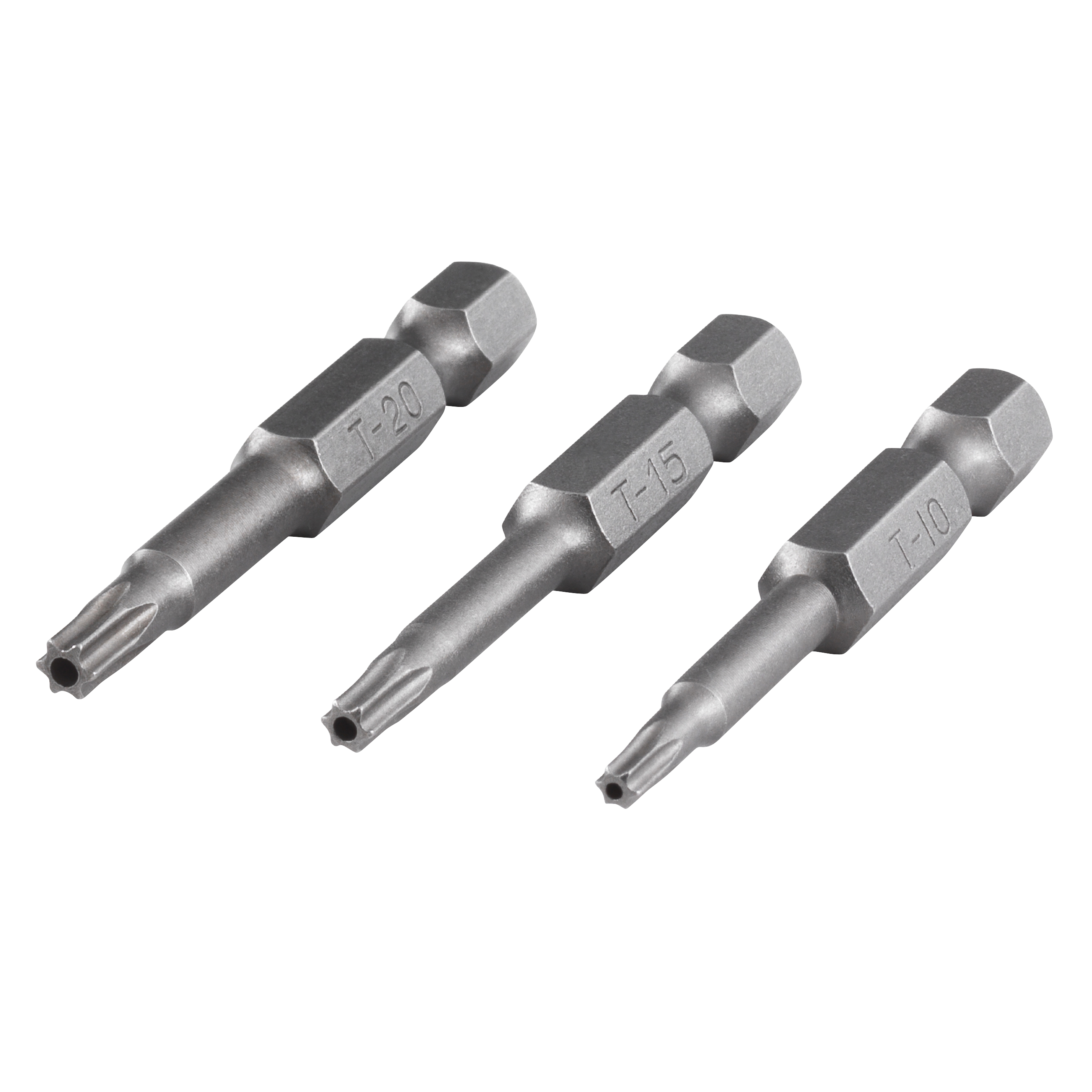 Wolfcraft Bit-set | TORX® met boring | Maat 10, 15, 20 | 3-delig - 1261000
